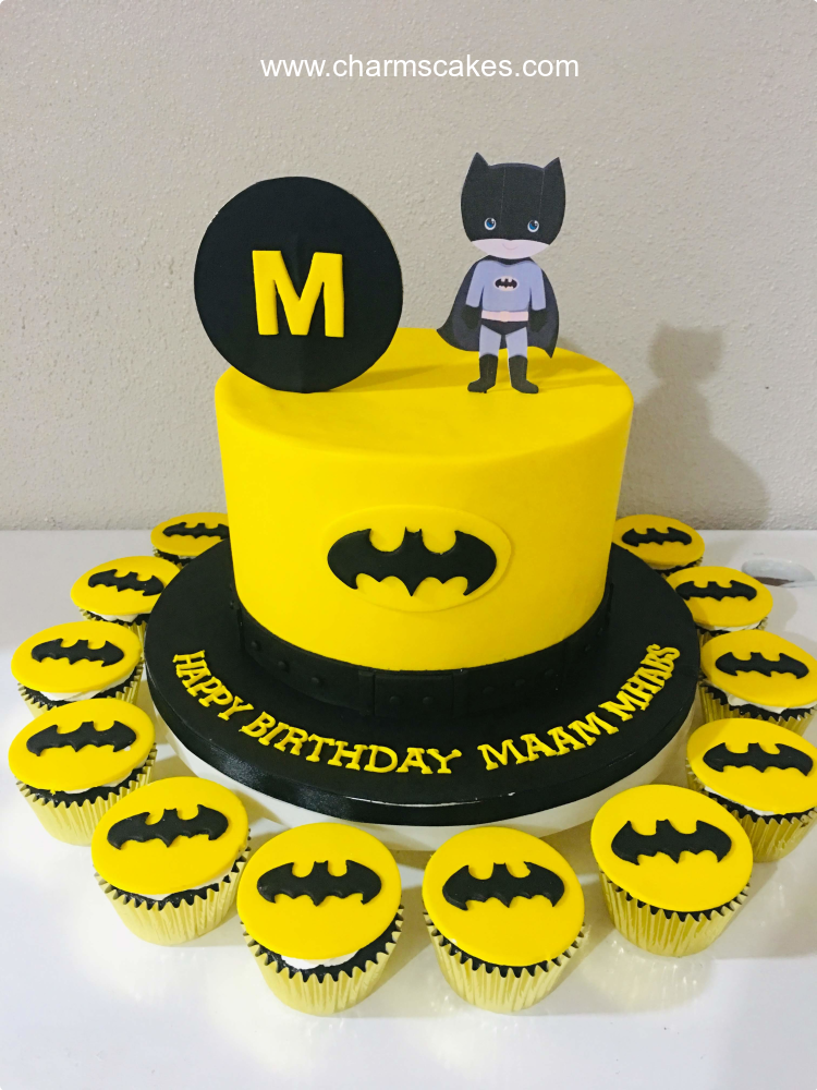 Yellow Batman Batman Cake, A Customize Batman cake