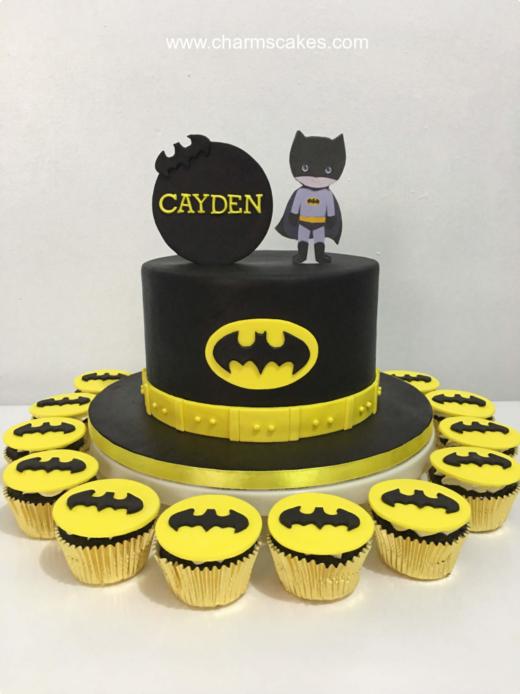 Cayden Batman Cake, A Customize Batman cake