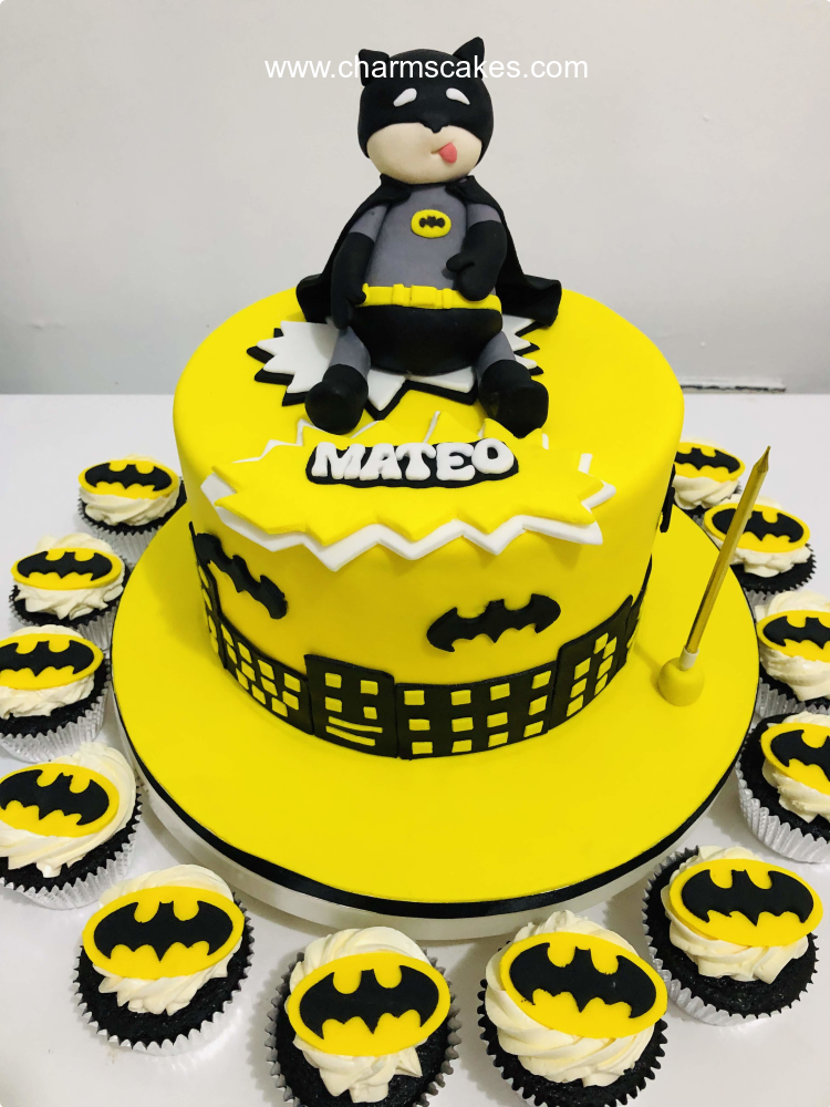 Batman Mateo Batman Custom Cake