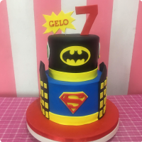 Batman Gelo Batman Custom Cake