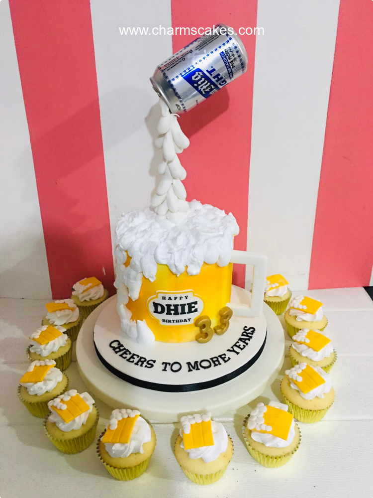 Dadhie's Beer Custom Cake