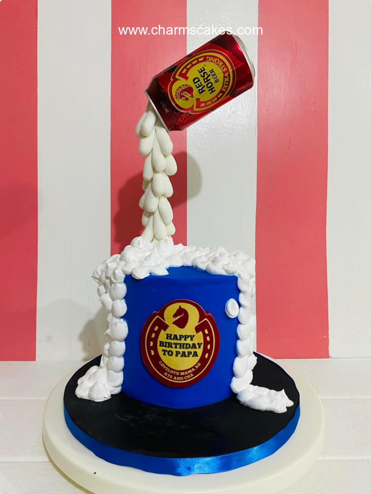 Pap's Beer Custom Cake