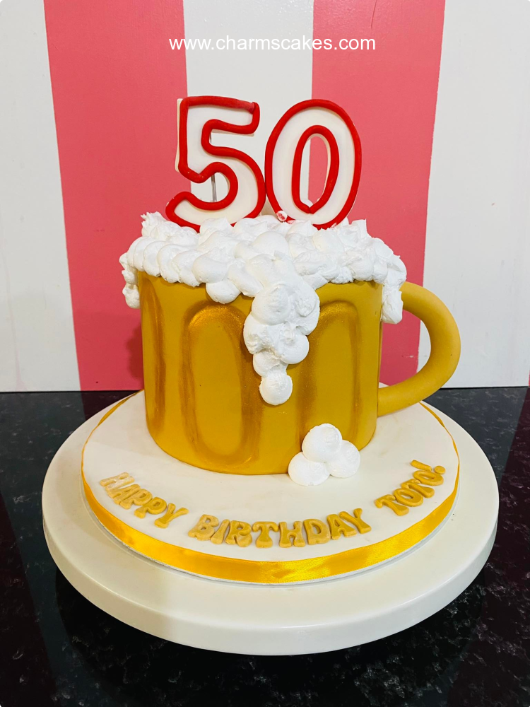 Beer Bucket Birthday Cake!