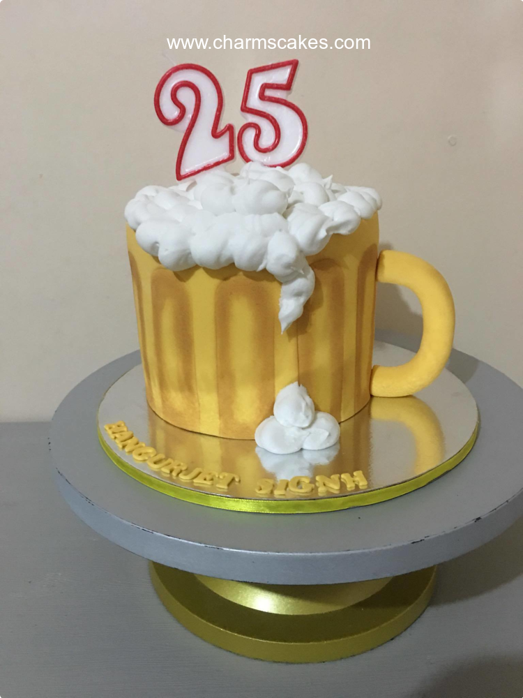 Pale Pilsen Beer Custom Cake