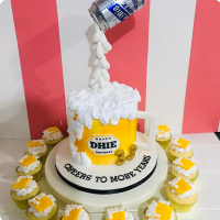 Dadhie's Beer Custom Cake