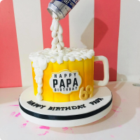 Papa beer Beer Custom Cake