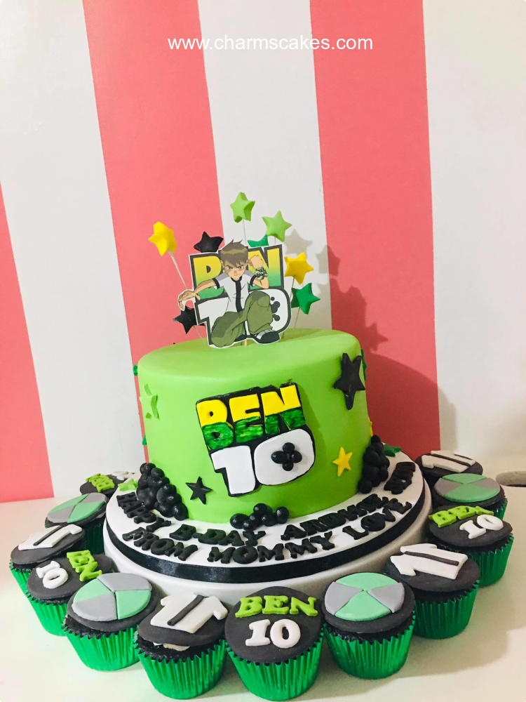 Ben 10 Cake | A chocolate mud cake. Handpainted fondant. | Julie | Flickr