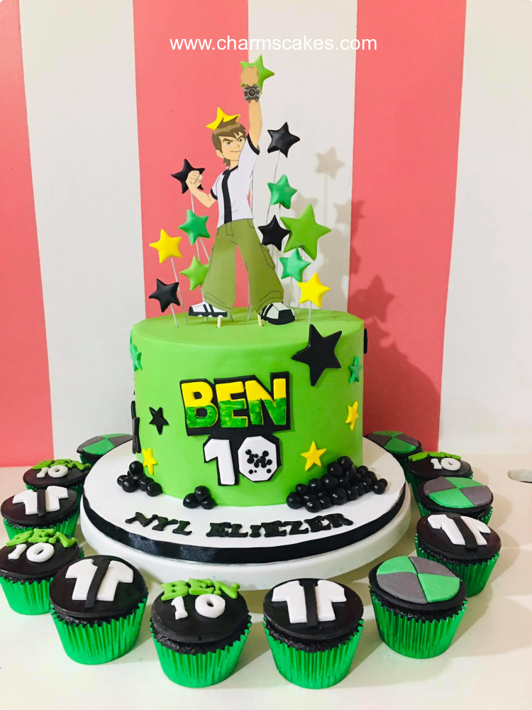 Cute Homemade Ben 10 Birthday Cake