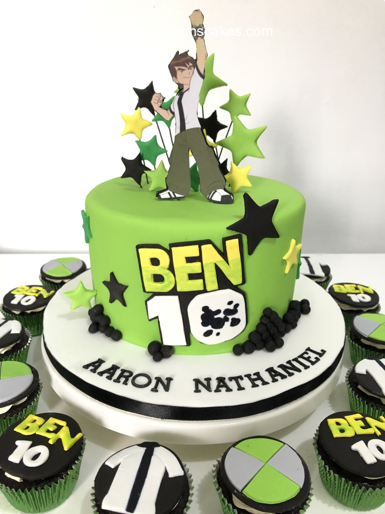 Ben 10 Chocolate Photo Cake Half Kg malaysia | Gift Ben 10 Chocolate Photo  Cake Half Kg- FNP