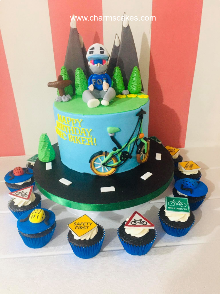 Usec Biker Custom Cake