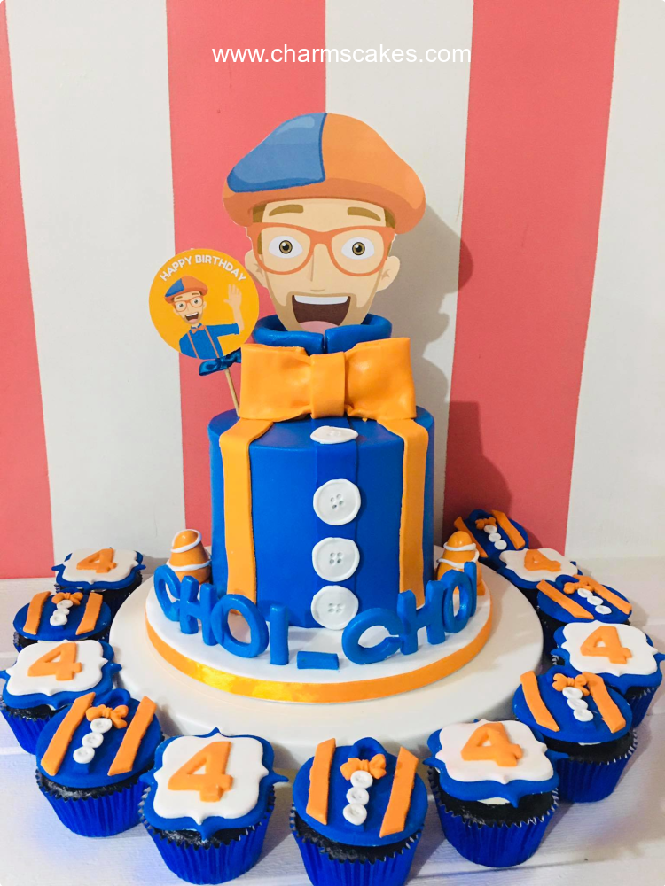 Choi's Blippi Blippi Custom Cake