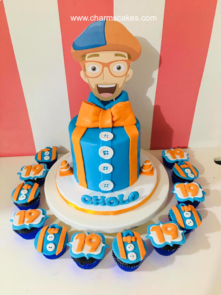 Cholo Blippi Custom Cake