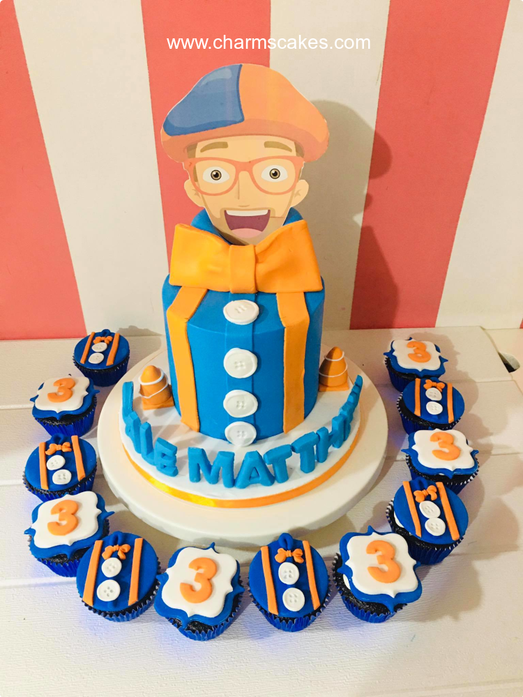 Matt's Blippi Custom Cake