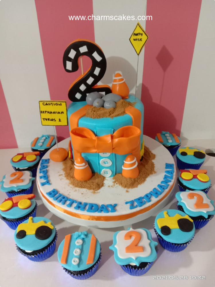 Zep Blippi Custom Cake