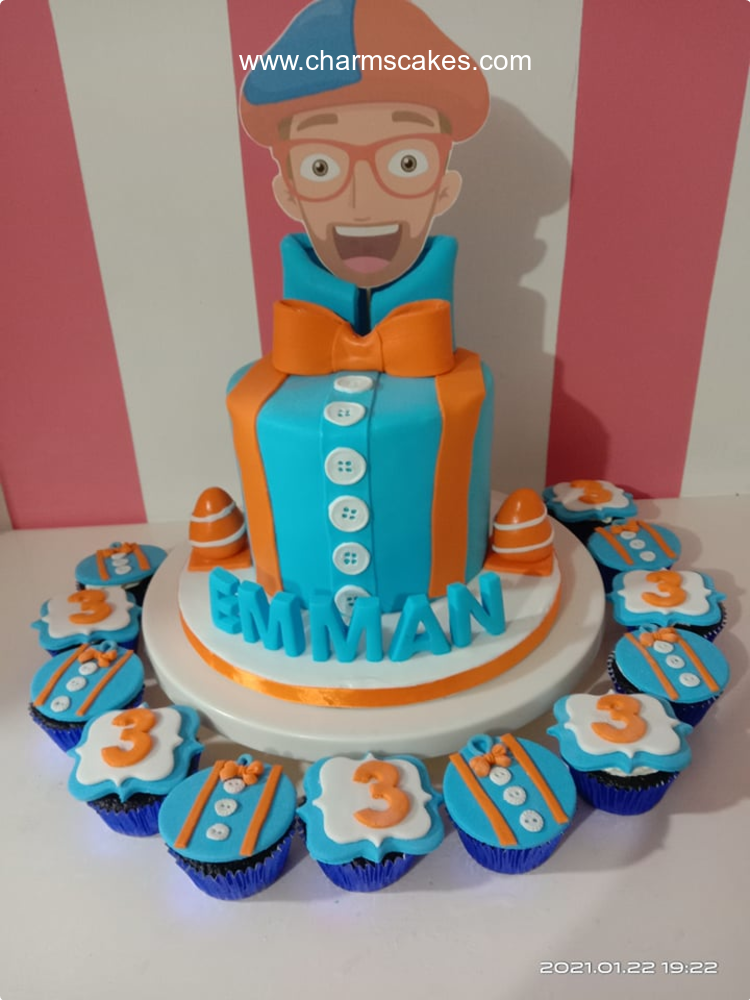 Emman Blippi Custom Cake