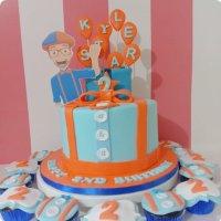 Kyle Blippi Custom Cake