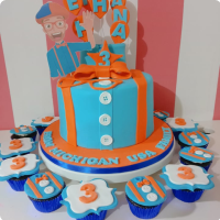 Ethan Blippi Custom Cake