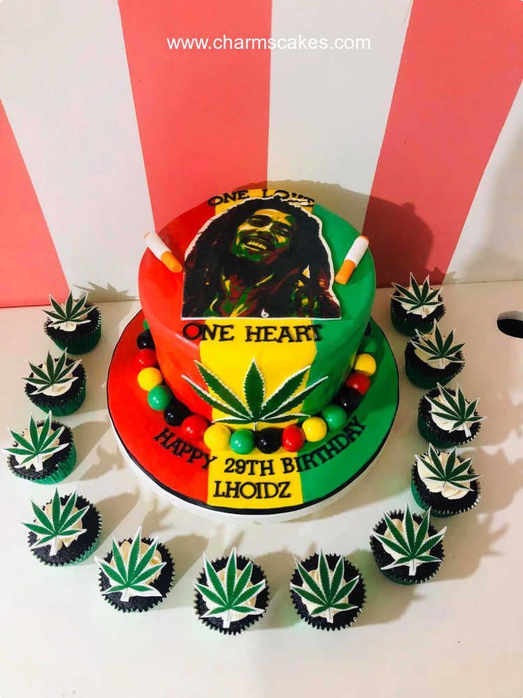 Bob Marley Bob Marley Custom Cake