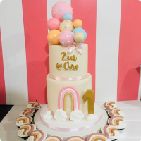 Zia's Boho or Bohemian Custom Cake