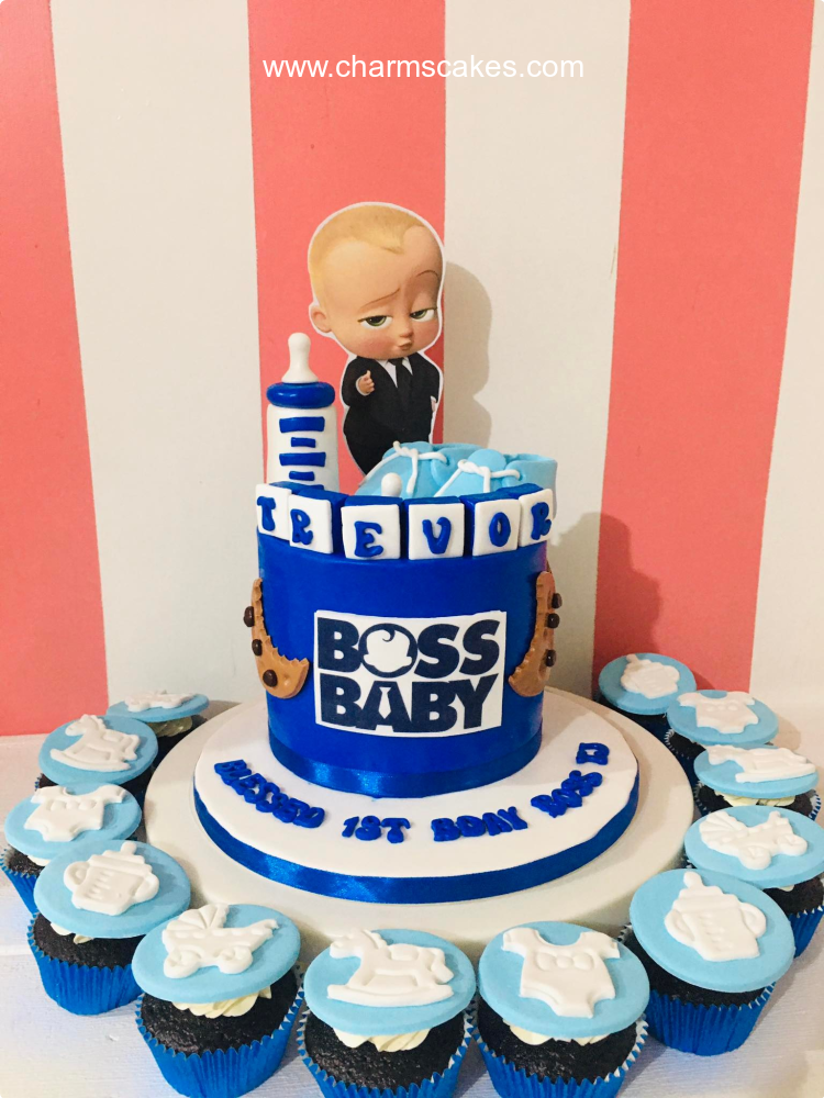 Trevor Boss Baby Custom Cake