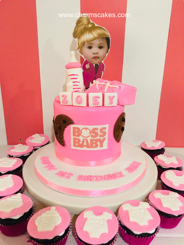 Boss Baby Girl Boss Baby Custom Cake