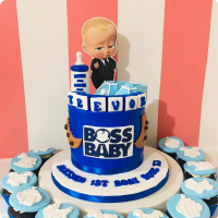 Trevor Boss Baby Custom Cake