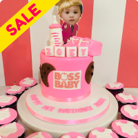 Boss Baby Girl Boss Baby Custom Cake