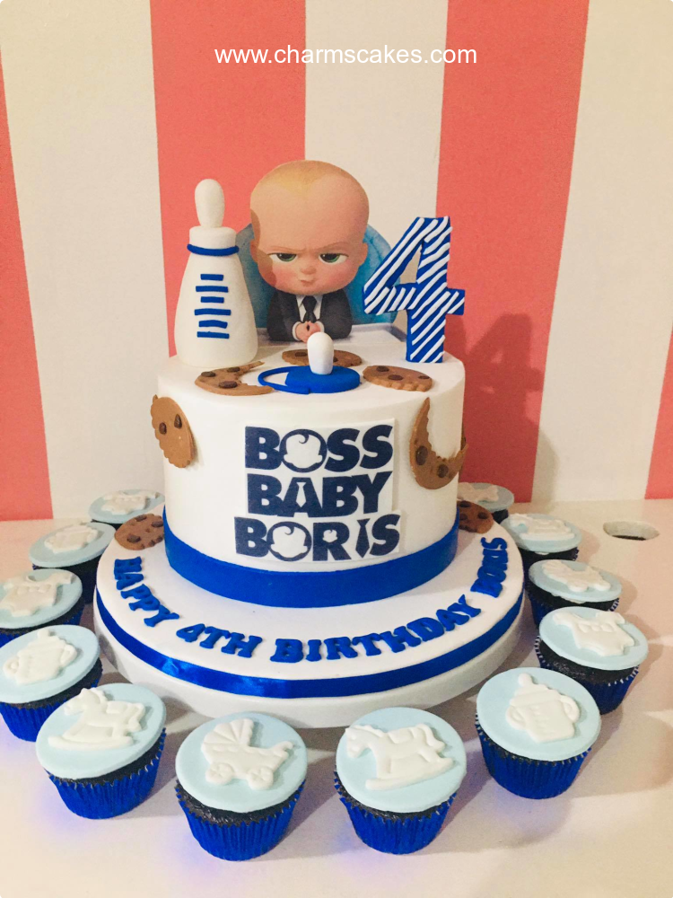 Boss B Boss Baby Cake, A Customize Boss Baby cake