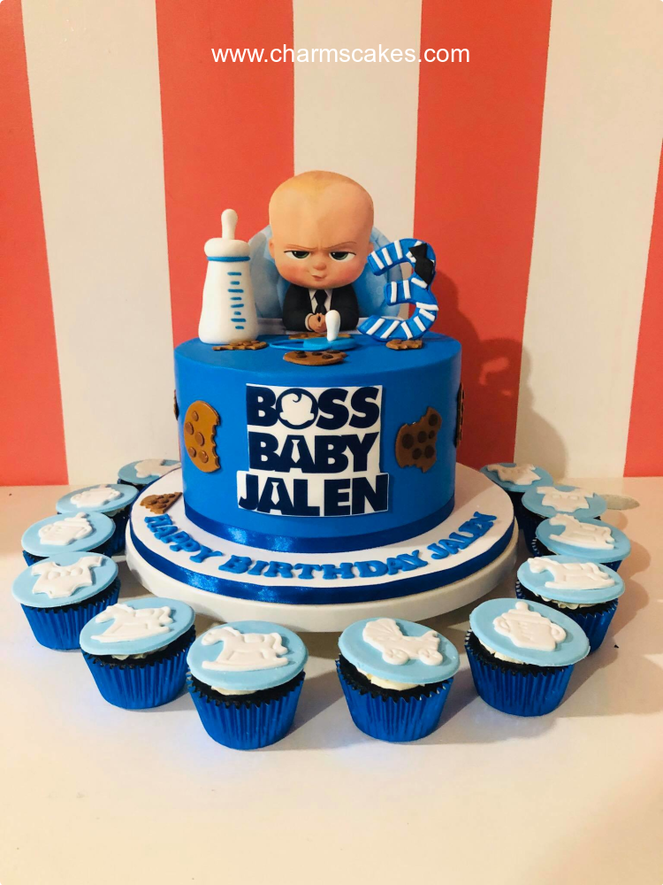 Jalen's Boss Baby Boss Baby Custom Cake