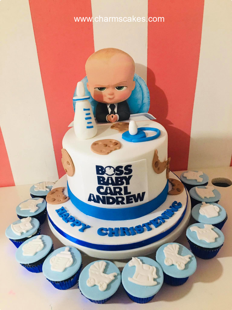 Boss Andrew's Boss Baby Custom Cake