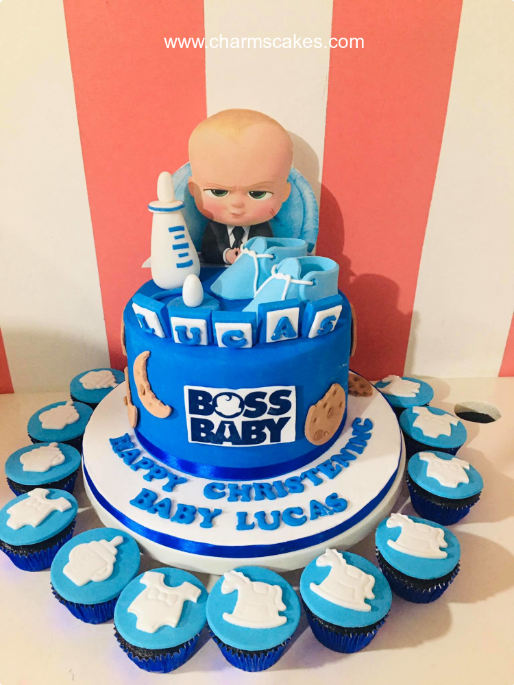 Boss Eggy's Boss Baby Cake, A Customize Boss Baby cake