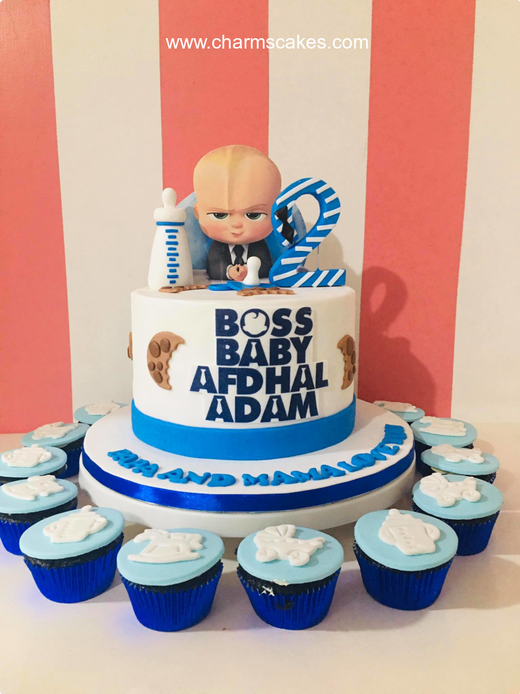 Great Afdhal Boss Baby Custom Cake