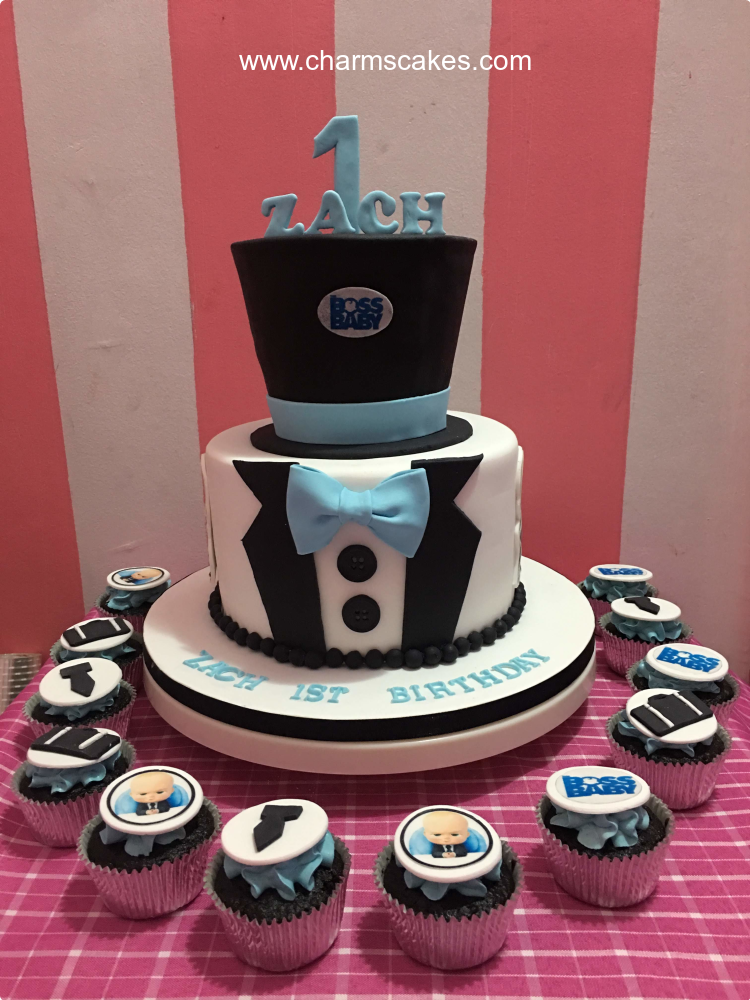 Zach's Boss Baby Custom Cake