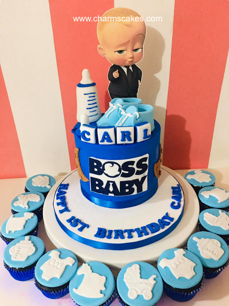 Boss Carl's Boss Baby Custom Cake