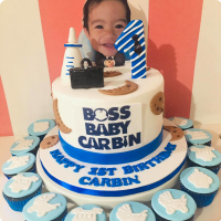 Carbin's Boss Baby Custom Cake