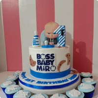 Miro Boss Baby Custom Cake