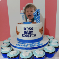 Cristof's Boss Baby Custom Cake