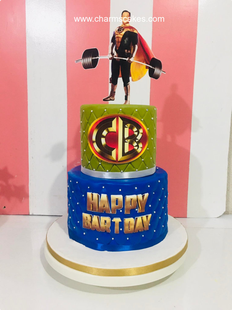 Captain Barbell Business Custom Cake