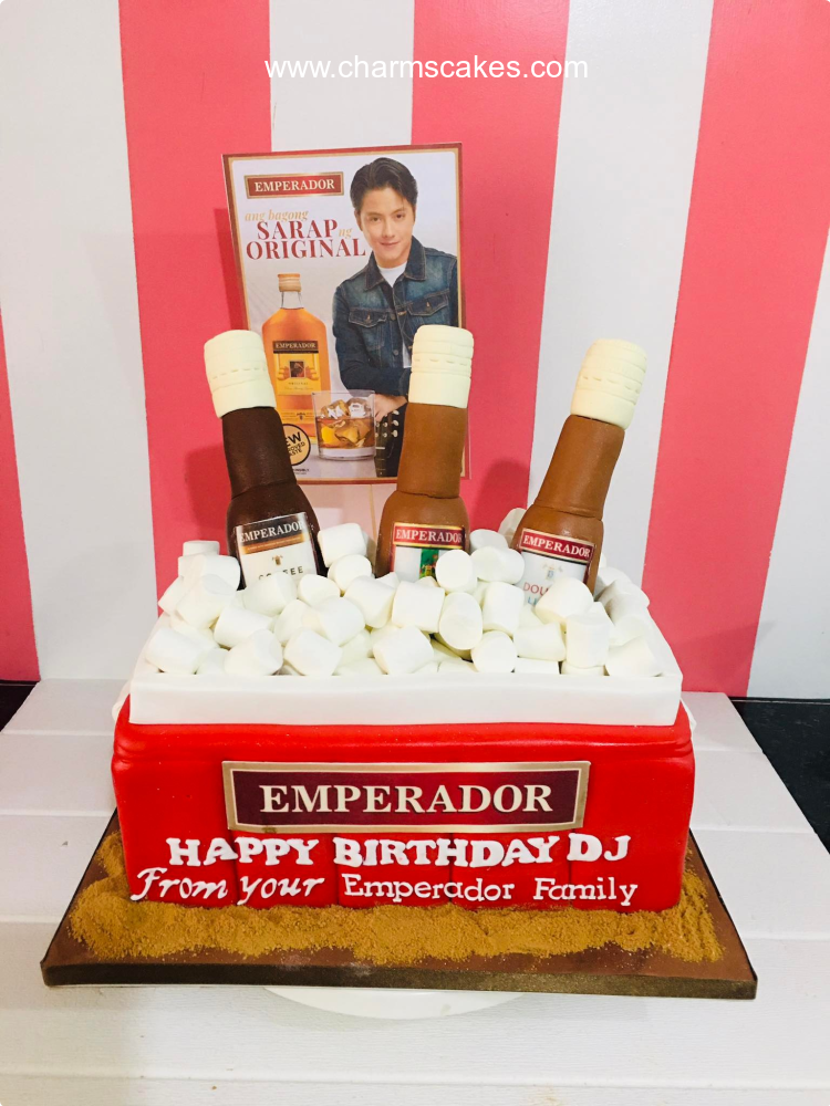 Emperador Business Custom Cake