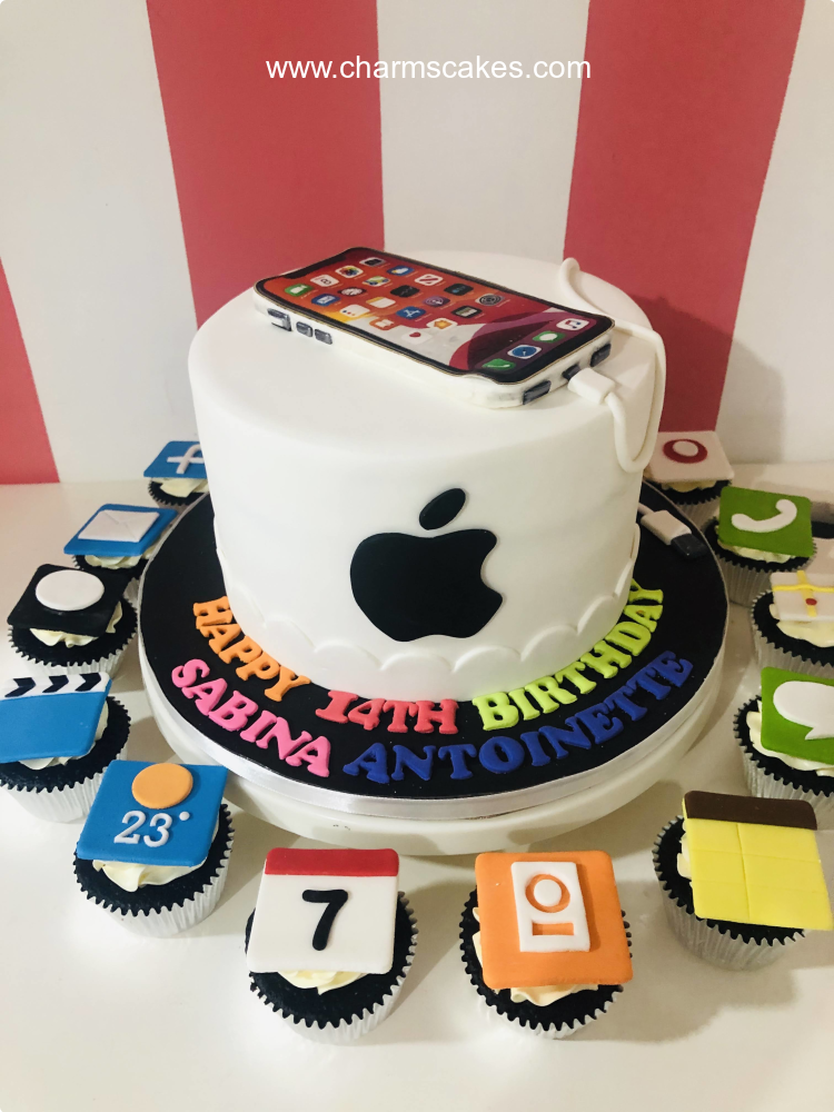 Apple Business Custom Cake