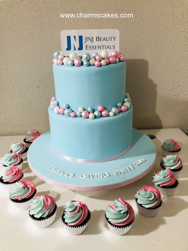 JNJ Beauty Business Custom Cake
