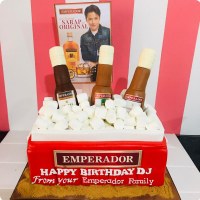 Emperador Business Custom Cake