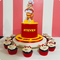 Steven's Jollibee Business Custom Cake