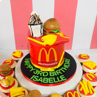 Mcdonalds Business Custom Cake