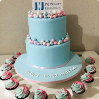 JNJ Beauty Business Custom Cake