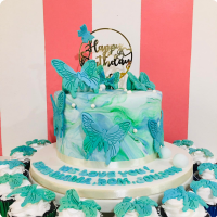 Butterfly Butterfly Custom Cake