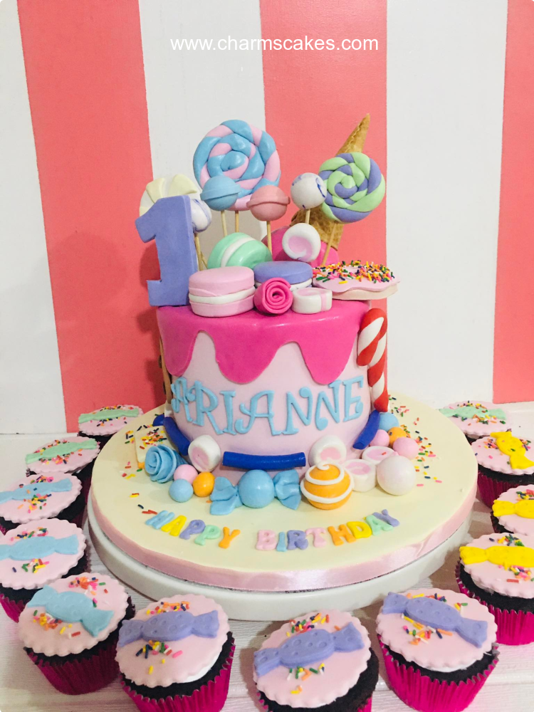 Arianne's Candy Land Custom Cake
