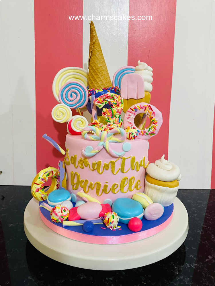 Danielle's Candy Land Custom Cake