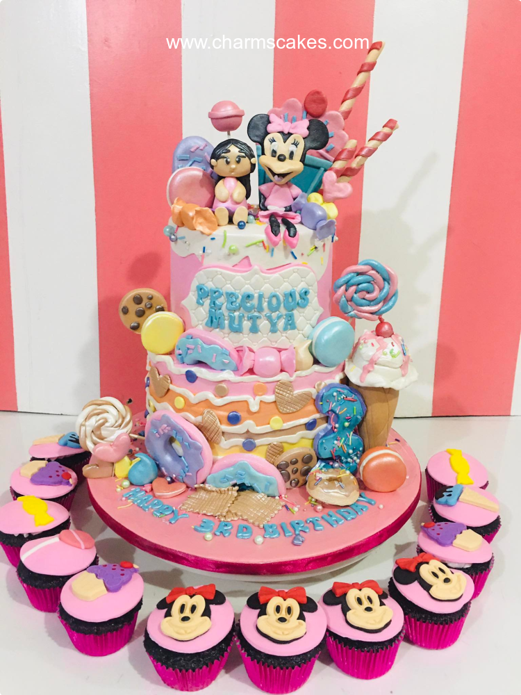 Precious' Candy Land Custom Cake