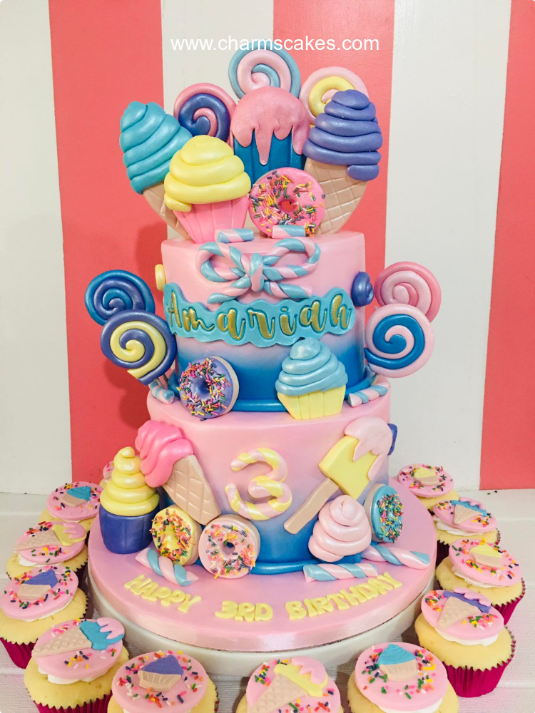 Amariah Candy Land Custom Cake